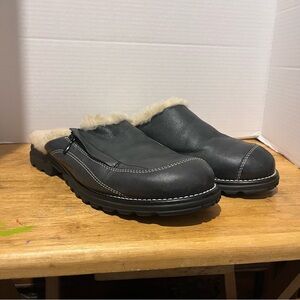 Ugg fur coquette black leather size 9 for women’s